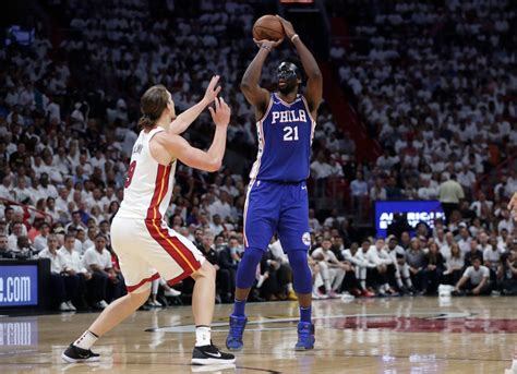 NBA Playoff highlights: Sixers, Joel Embiid ride hot shooting to win over Heat in Game 3 ...