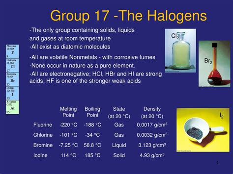 PPT - Group 17 -The Halogens PowerPoint Presentation, free download - ID:2239028