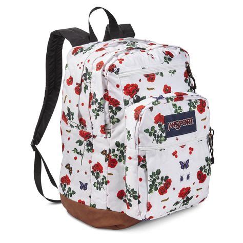 Jansport Cool Student Backpack - Floral, White | Backpacks, Student ...