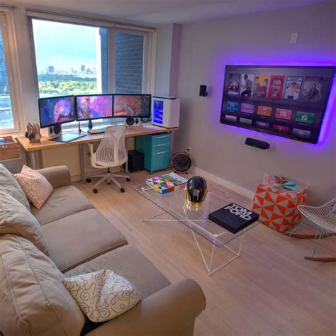 50 Awesome Gaming Room Setups [2023 Gamer's Guide] | Small game rooms, Games room inspiration ...