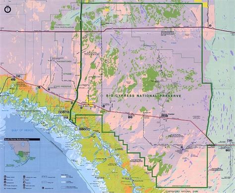 Big Cypress National Reserve Map - Big Cypress National Reserve • mappery