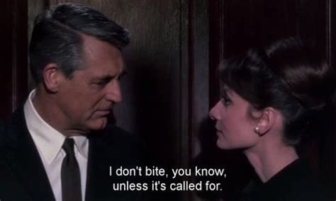 Cary Grant and Audrey Hepburn in Charade (1963). | Classic movie quotes, Movie quotes, Fresh movie