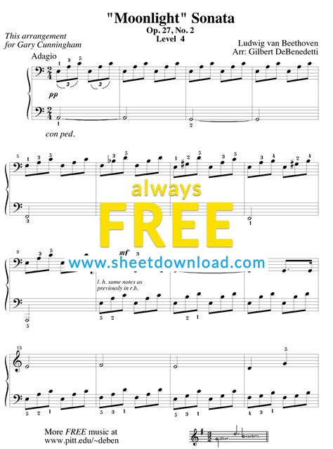 Free Printable Classical Sheet Music For Piano - Free Printable