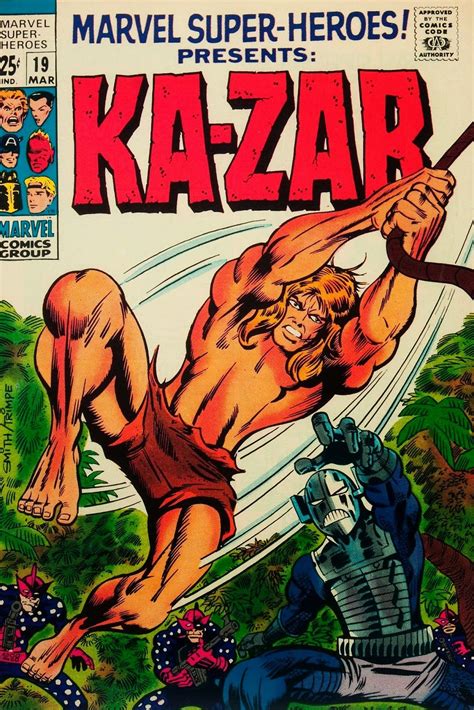 Cap'n's Comics: Ka-zar by Young Barry Smith | Marvel superheroes, Comic book covers, Comics