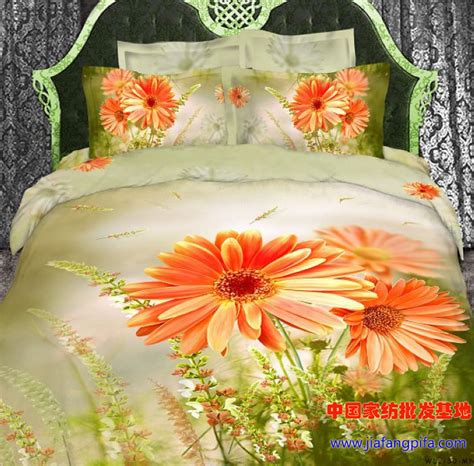 3d sunflower print floral bedding set queen size quilt duvet covers bed ...