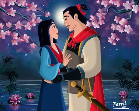 Mulan and Shang | Princesas disney, Walt disney, Parejas disney