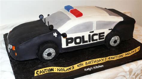 Katy's Kitchen: Police Car Cake