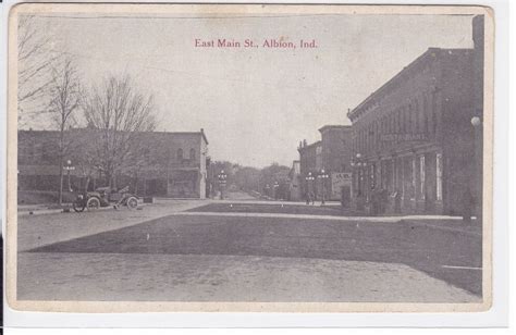 Albion Indiana east main street | Albion, Indiana, Maine