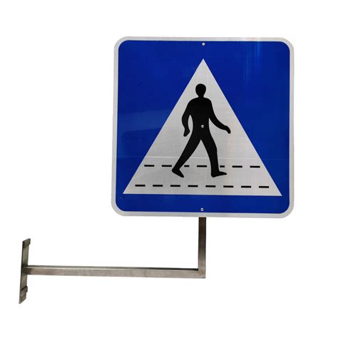 Pedestrian Crossing Reflective Sign with Symbol - Singtech Singapore | Vehicle Parts ...