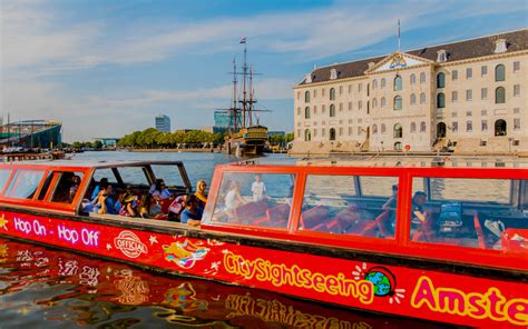 City Sightseeing Amsterdam Hop On Hop Off Boat | Best Price Guarantee