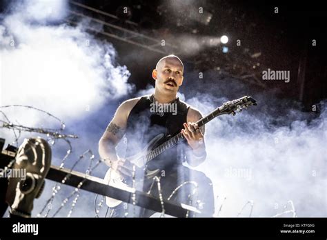 The Norwegian black metal band Mayhem performs a live concert at the ...