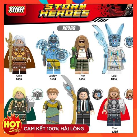 Minifigures Marvel Toys DC Loki Thor Laufey Odin Character Models Latest X0269 | Shopee Philippines