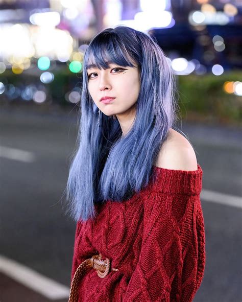 Tokyo Fashion: 18-year-old Japanese singer and shop staff Chibisuke (@cbsk1327) on the street i ...