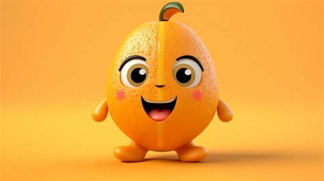 Premium AI Image | cute cartoon papaya character generative ai