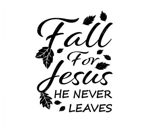 Fall For Jesus Svg