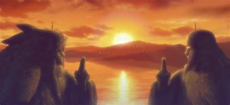 The Madara and Hashirama statues in the Naruto Shippuden opening almost look like they're ...