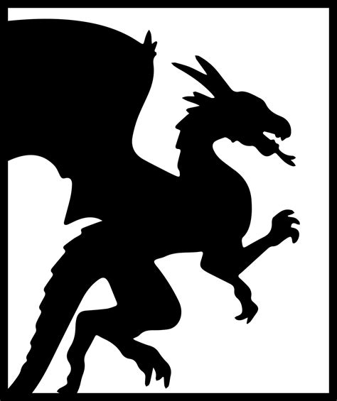 Dragon vector, Dragons Cut File, silhouette, Dragons Head, Animal ...