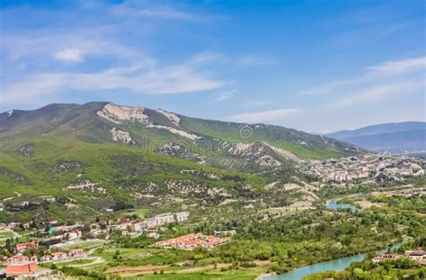 Confluence of Aragvi River Near Mtskheta, Georgia Stock Image - Image ...