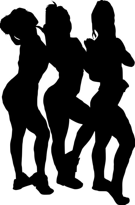 8 Girl Group Photo Silhouette (PNG Transparent) | OnlyGFX.com