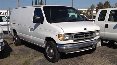 Stock #869 2000 Ford E250 Cargo Van truck 111k miles FOR SALE - YouTube