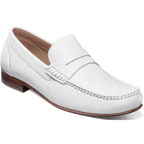 Florsheim - Florsheim Men's Shoes Beaufort Moc Toe Penny Loafer White ...