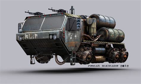 Hover Van Sci-fi Gaming Civilian Vehicle Armored Bus 28mm Fallout Dredd ...