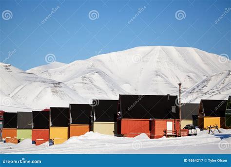 Longyearbyen stock image. Image of spitzbergen, home, cold - 9564217