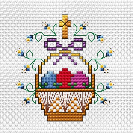 Free Cross Stitch Patterns : EASTER Free Cross Stitch Pattern