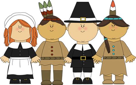 Pilgrims and Indians Clip Art - Pilgrims and Indians Image | Pilgrims and indians, Pilgrim ...