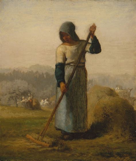 Woman with a Rake by Jean-François Millet | Obelisk Art History