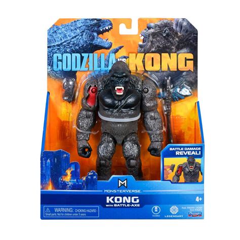 First Look At PlayMates Toys 6 Inch Kong With Axe Toy