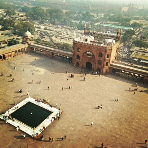 Aerial view of #JamaMasjid | Aerial view, Jama masjid, Aerial