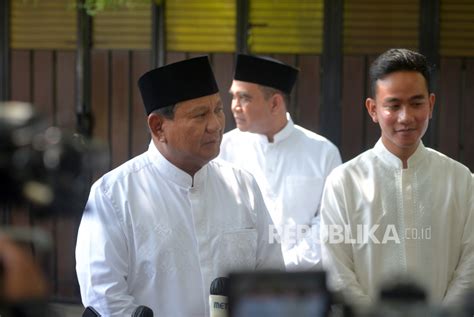 Survei: Elektabilitas Prabowo Menurun Jika Dipasangkan dengan Gibran | Republika Online