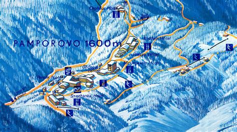 Maps of Pamporovo ski resort in Bulgaria | SNO