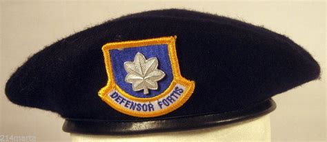 USAF US Air Force Security Forces LT COL Crest Badge Beret 6 3/4 54 | Usaf, Us air force, Air force