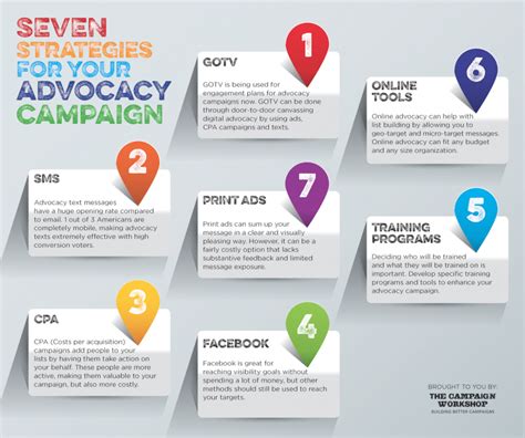 Advocacy Campaign Strategies Infographic | Public Affairs | TCW