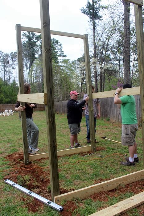 DIY Swing Set, Part 1: What We Did for Spring Break