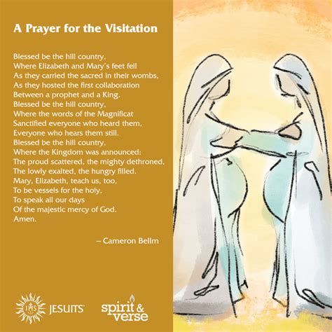 Spirit & Verse: A Prayer for the Visitation - Jesuits.org