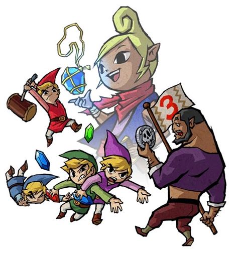 The Legend of Zelda: Four Swords Adventures Concept Art