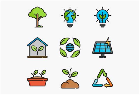 Sustainable Icon Packs - Environment Vector Png Transparent, Png Download - kindpng