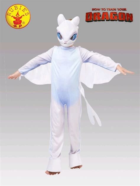 New How to Train Your Dragon 3 Light Fury Costume LIGHTFURY Child Kids Book Week | eBay