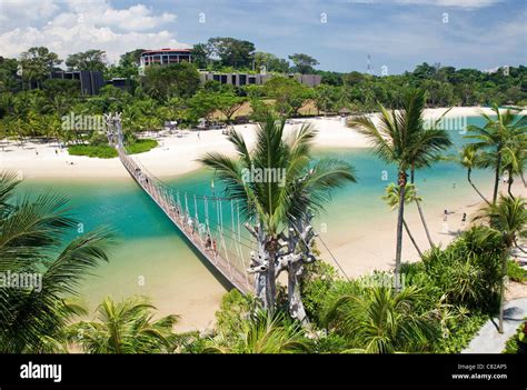 Palawan Beach on Sentosa Island, Singapore Stock Photo - Alamy