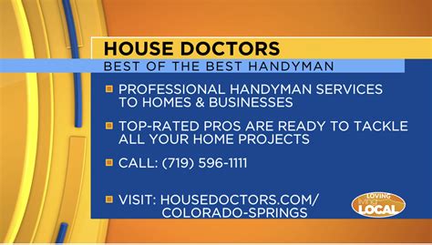 Home Handyman Services in Colorado Springs | House Doctors