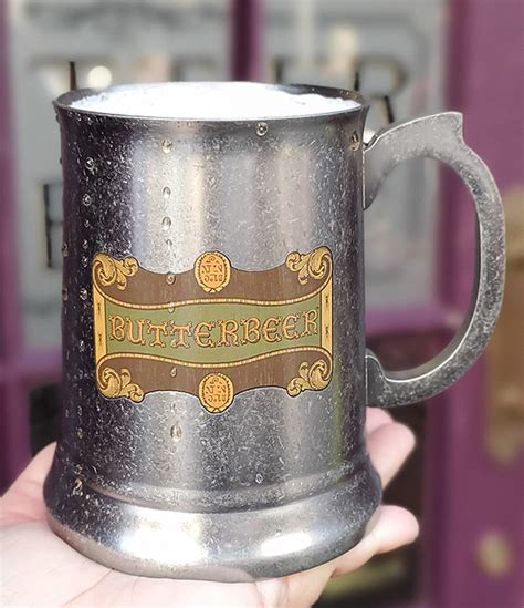 Wizarding World of Harry Potter Universal Studios Butterbeer Mug – Metal Stein – Hedgehogs Corner