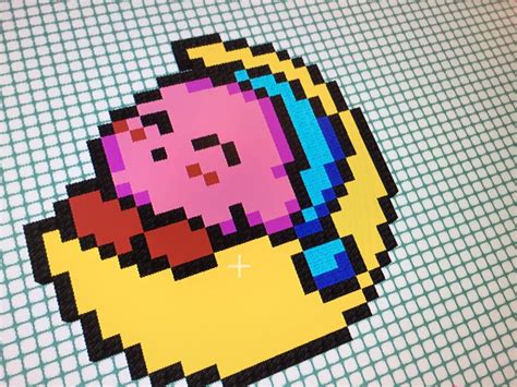 Minecraft Pixel Art Templates Kirby