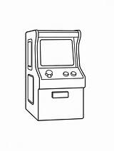 10  Free Arcade Machine Coloring Pages For Fun And Creativity PCPartsGeek sketch template