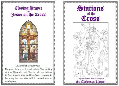 Printable Stations of the Cross for Children