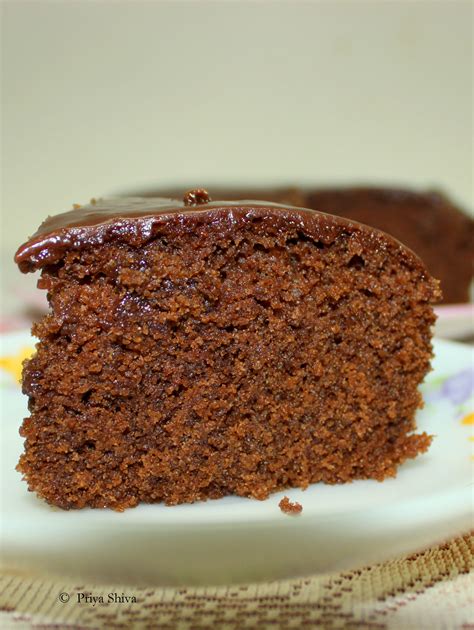 Eggless Chocolate Coffee Cake Recipe - PRIYA KITCHENETTE