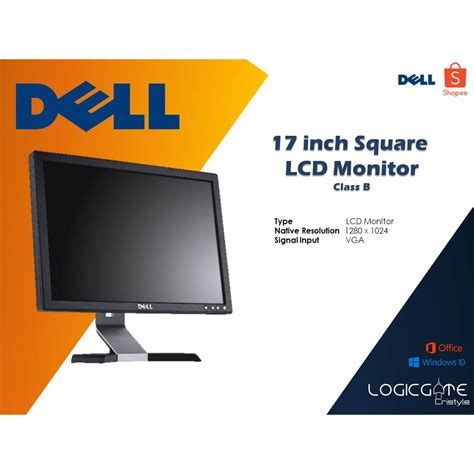 Dell 17 inch lcd square Monitor Free Ac Cord | Shopee Philippines