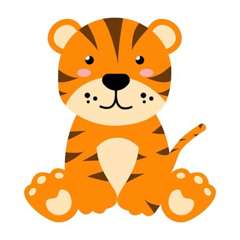 Cute Tiger Clipart